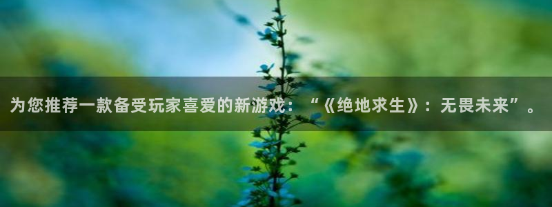沐鸣2平台开户：为您推荐一款备受玩家喜爱的新游戏：“《绝地求